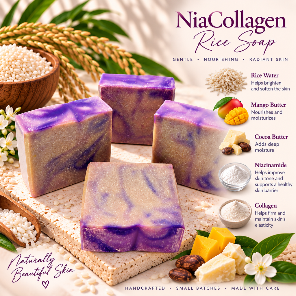 NiaCollagen Rice Soap