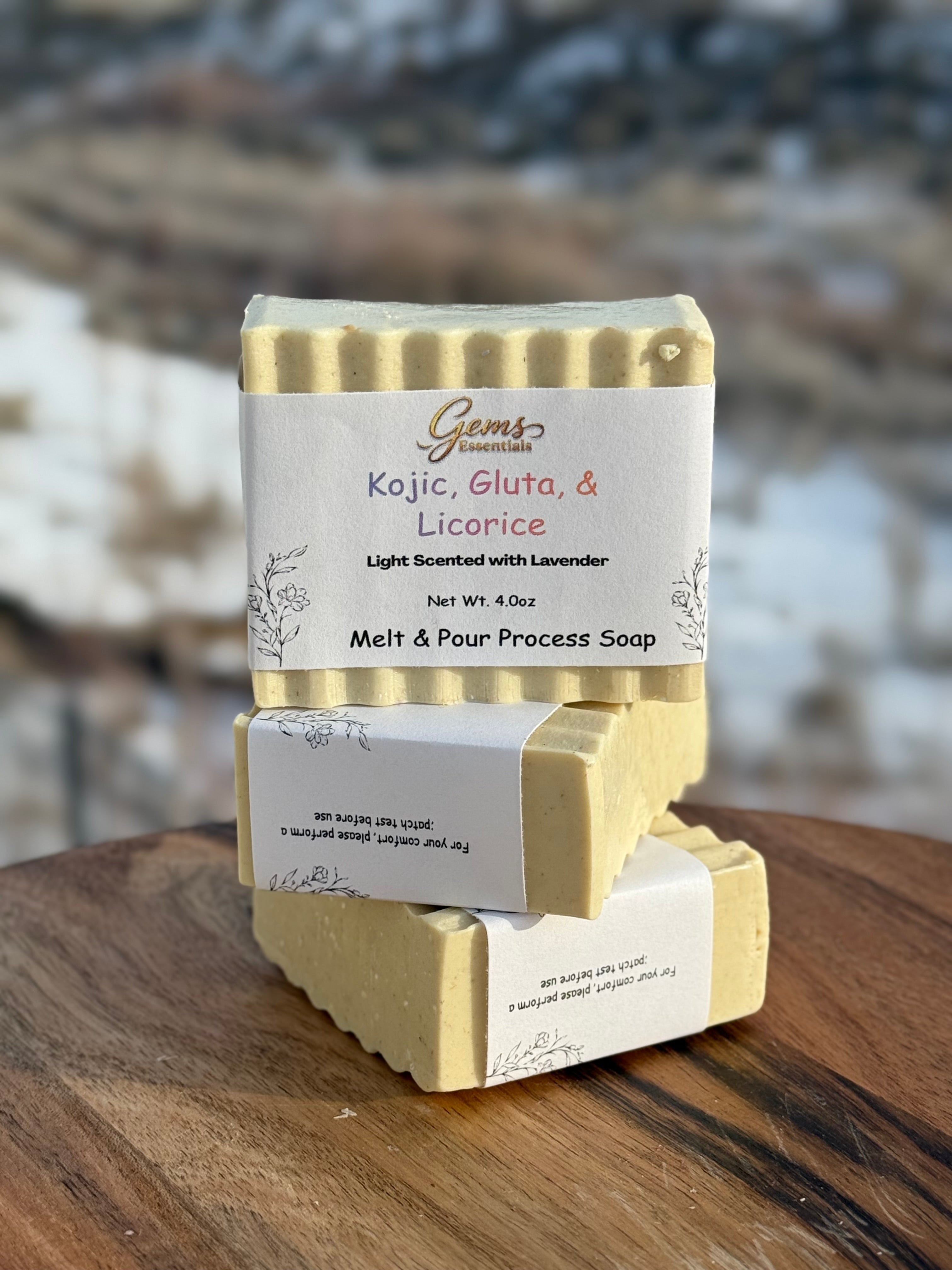 Kojic, Gluta, & Licorice
Melt & Pour
