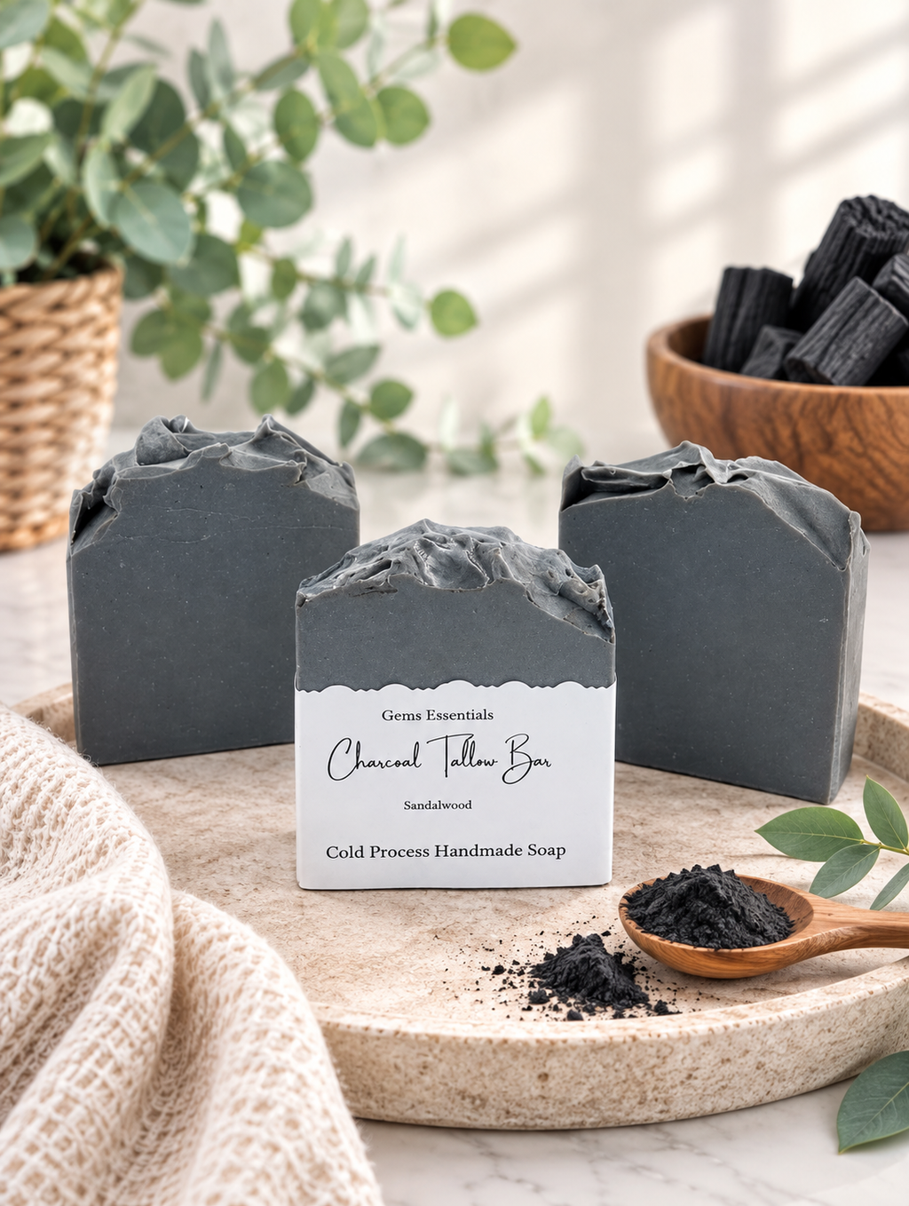 Charcoal Tallow Soap