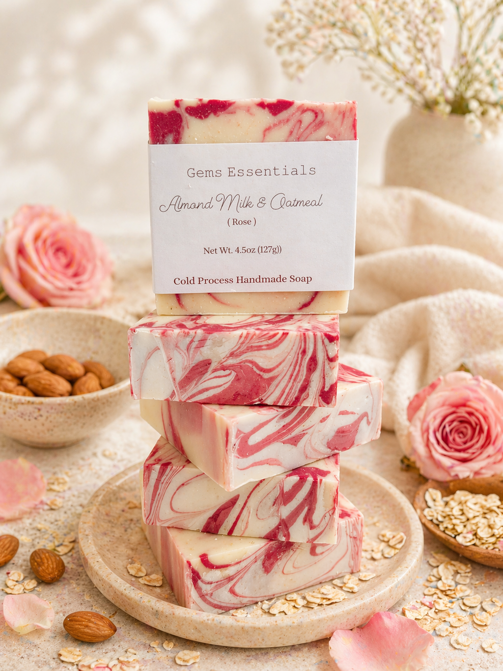 Almond Milk & Oatmeal Soap