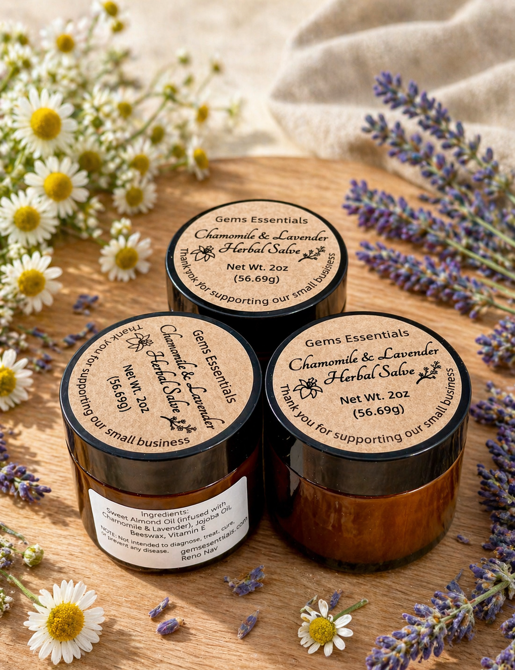 Chamomile & Lavender Herbal Salve