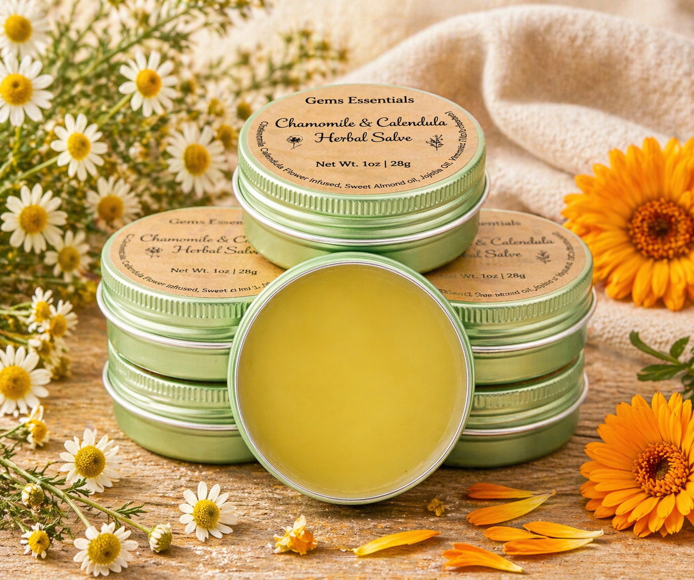 Chamomile & Calendula Herbal Salve