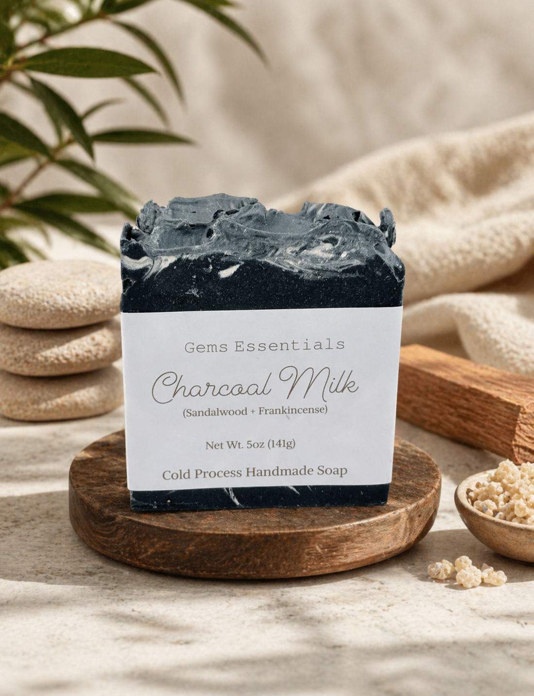 Charcoal Milk Soap
